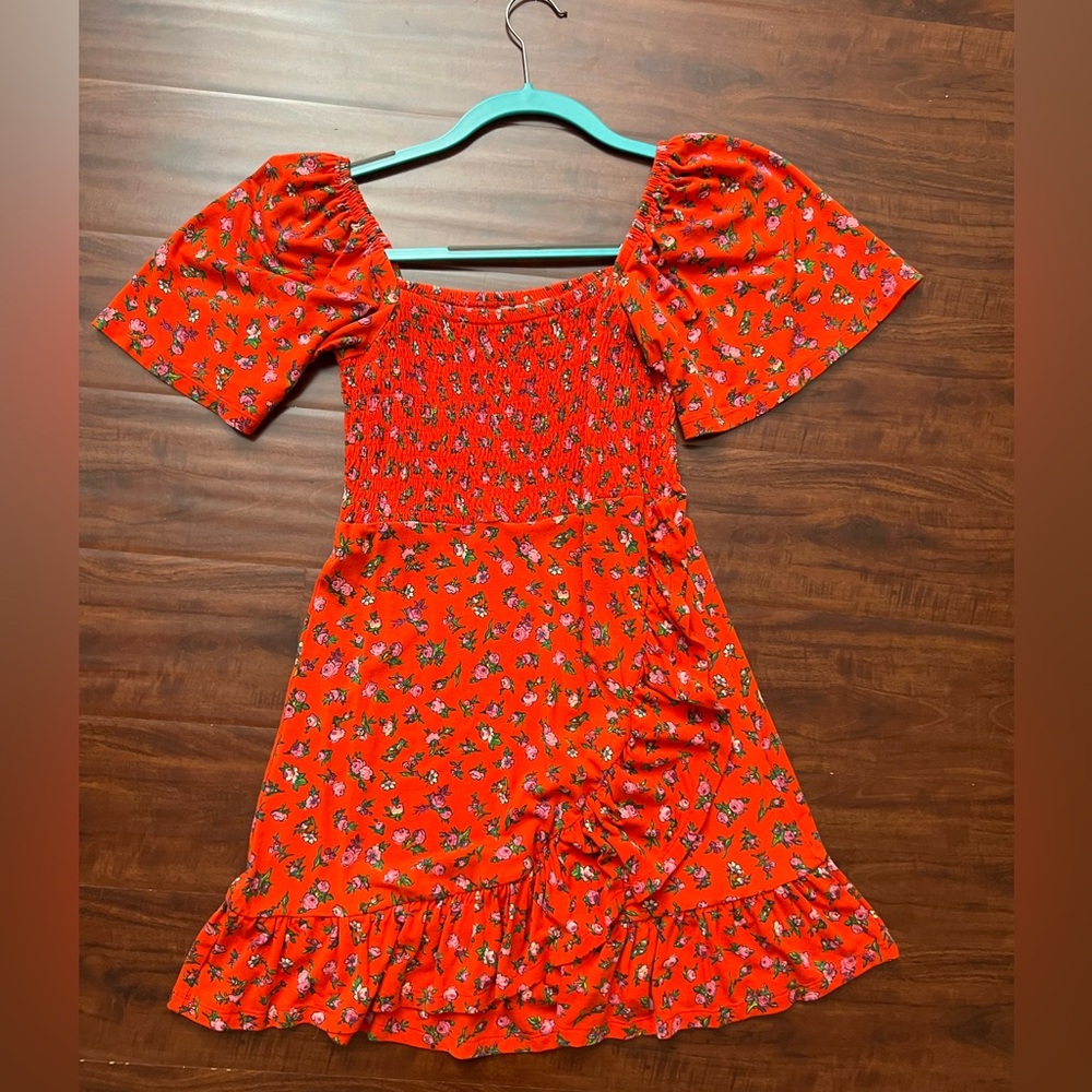 ASOS mini red skirt